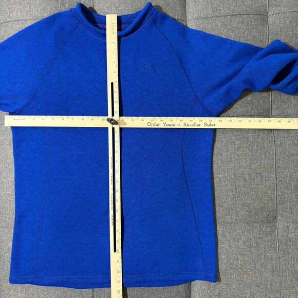 The North Face Sweater Men Large* Blue Long Sleeve Pullover Crew Neck - Picture 3 of 6
